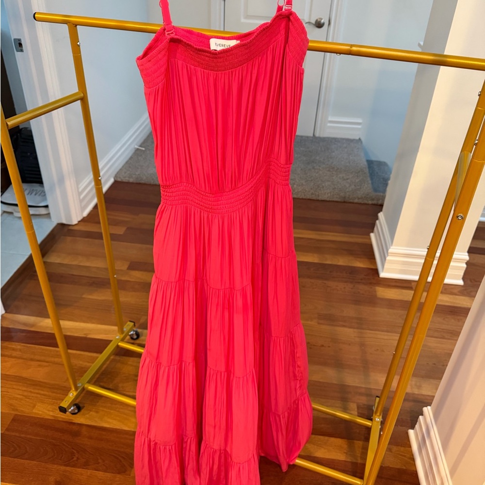Evereve Vibrant Pink Maxi Dress